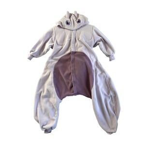 Pokemon MewTwo One Piece Kids Size 7-8 Purple Fleece SAZAC Costume Pajamas